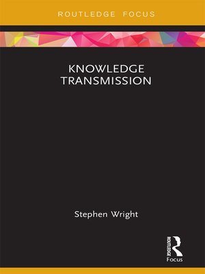 cover image of Knowledge Transmission